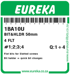1BA10 - Bit Holder 50mm -1BA10_Label_T